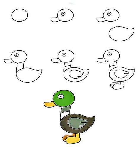 Image result for Simple Duck Drawing