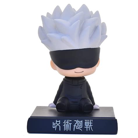 HEINRICHED Super Hero Gojo Figure Bobblehead Play Full Toy with Mobile ...