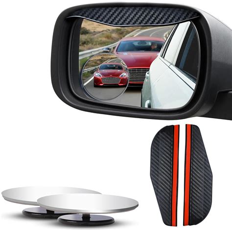 Amazon.com: EcoNour Car Blind Spot Mirrors with Rain Visor (2 Pack ...