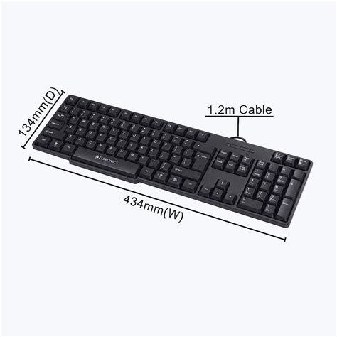 Zebronics Judwaa 750 Keyboard and Mouse Combo