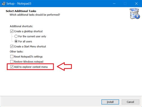 Add Notepad to Right Click 的图像结果