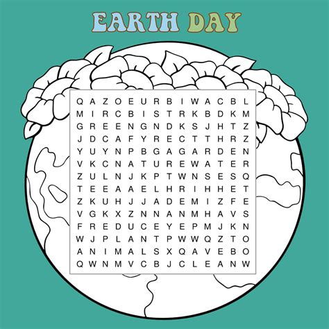 Planet Earth Word Search Free Earth Day Word Search Printable For Kids