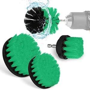 ABN Power Scrubber Cleaning Brush Set for 1/4in Drive Drill - 4 Piece ...