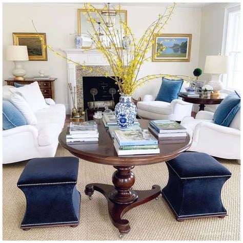 7+ Blue and White Living Room Ideas to Revitalize Your Farmhouse