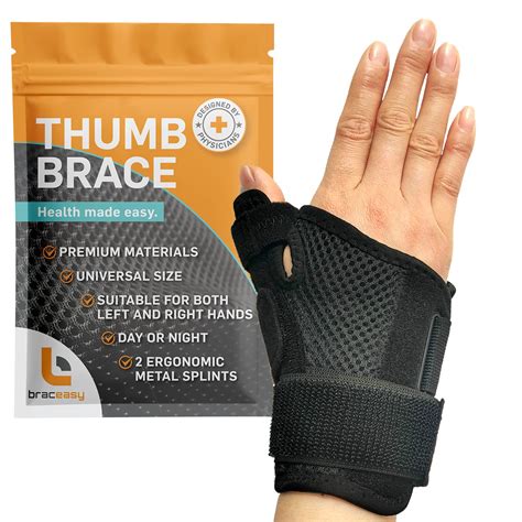 BracEasy Thumb Brace - Support for Arthritis, De India | Ubuy