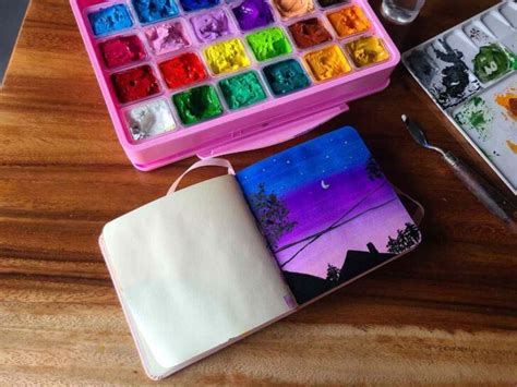 Image result for Easy Paint Tutorial Sky Autumn