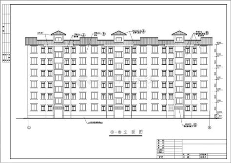 经济适用房建筑图的完整CAD设计图纸_多层住宅_土木在线