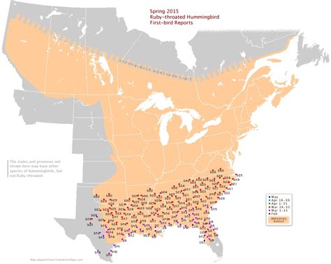 Image result for Hummingbird Tracking Map