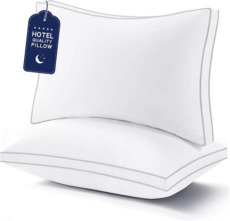 Amazon.com: ROUMEA Pillows Standard Size Set of 2, Bed Pillows for ...