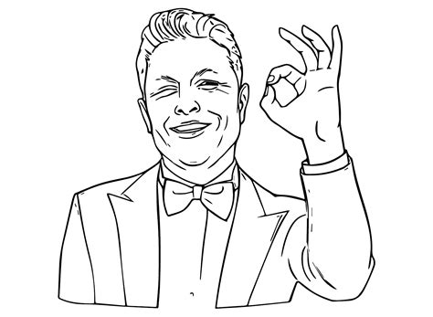40+ Elon Musk Coloring Pages - Free Printable PDF & Online Coloring
