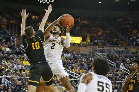 College basketball: Michigan vs. Appalachian State - November 5, 2019 ...