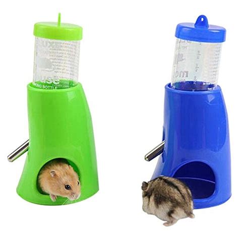 ELECTROPRIME Hamster Mice Water Bottle Nipple Holder Dispenser with ...