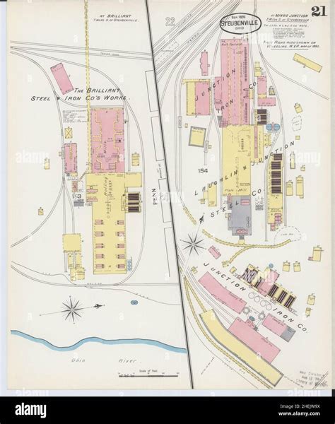 Sanborn Fire Insurance Map from Steubenville, Jefferson County, Ohio ...