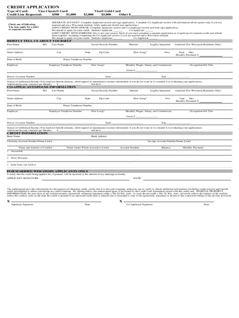 Image result for Credit Card Application Note