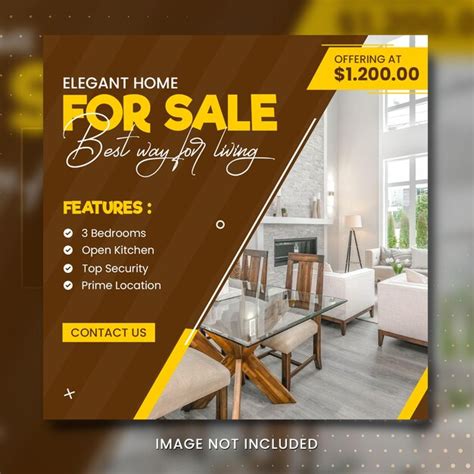 House real estate sale banner | Premium PSD