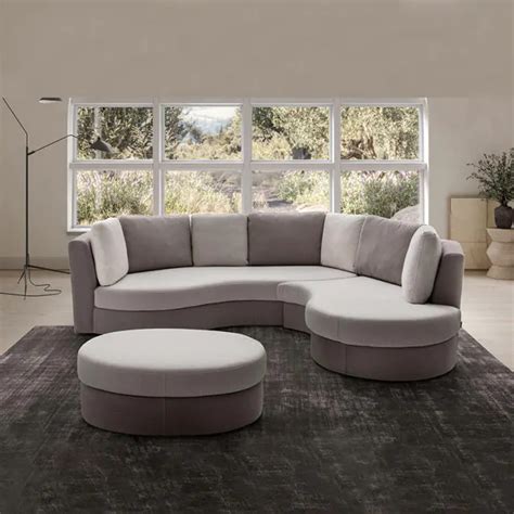 Curved Sectional Sofa 的图像结果