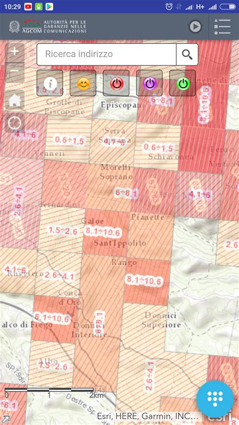 Le informazioni sulle reti nazionali sono consultabili con l'app AGCOM ...