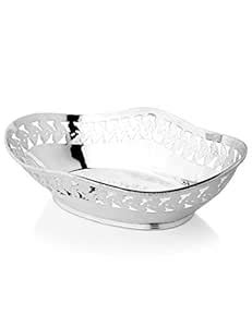 Buy EPISODE Silver 92.5 Small Fruit Basket Bowl (D : 21.5 * 15 * 6.5 ...