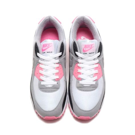 NIKE AIR MAX 90 WHITE/PARTICLE GREY-ROSE-BLACK 20SP-S（ナイキ エア マックス 90 ...