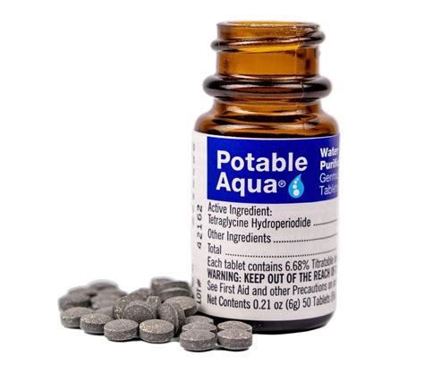 Potable Aqua tablet | water purification