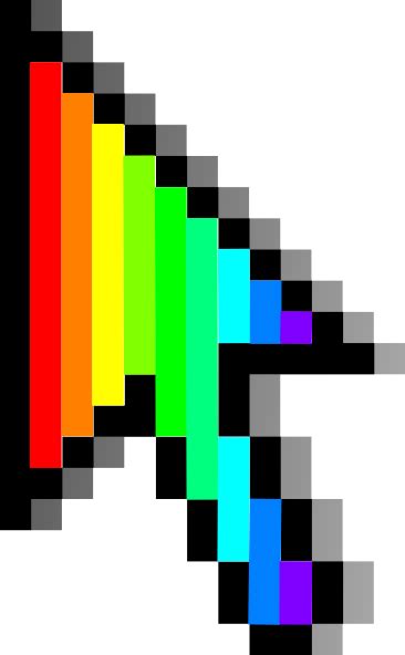 Rainbow Mouse Clip Art at Clker.com - vector clip art online, royalty free & public domain