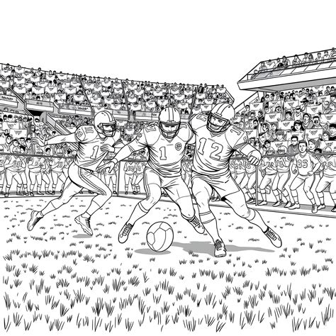 179 Best Football Coloring Pages (Free Printable PDFs)