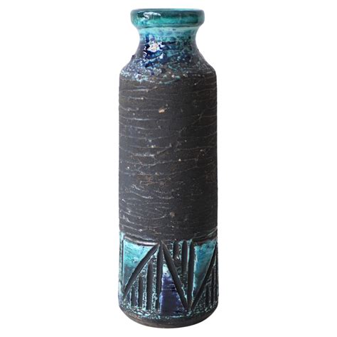 Mid-century modern pottery vase from Tilgmans, Sweden For Sale at 1stDibs