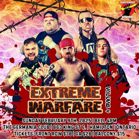 EXTREME WARFARE: VOLUME 4, The Germania Club of Hamilton, 9 February ...