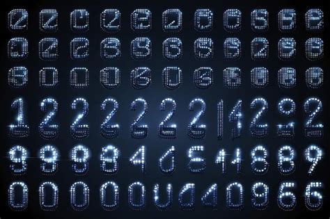 Image result for LED Digital Numbers