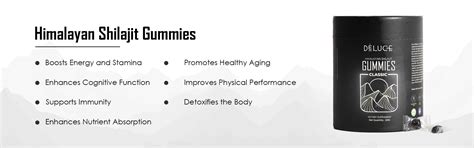 Unlock the Power of Nature with Deluce Himalayan Shilajit Gummies ...