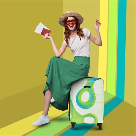 Buy Safari Tiffany Set of 3 Printed Trolley Bags Online