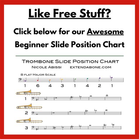Trombone Slide Position Chart High Notes at Rosie Halsey blog