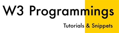 HTML W3 的图像结果