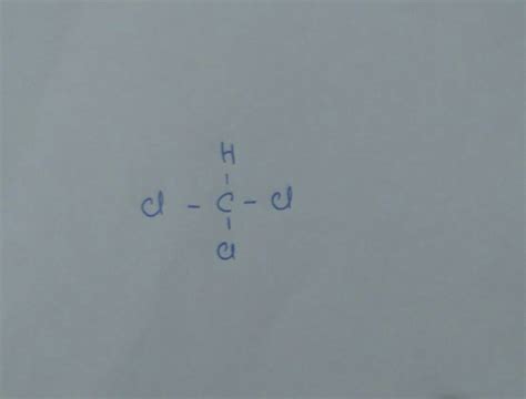 write iupac name and draw structure of CHCL3 - Brainly.in