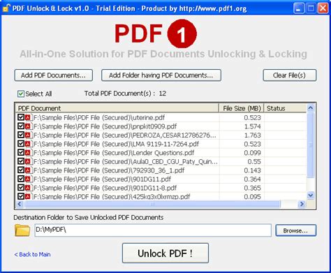 unlock pdf free