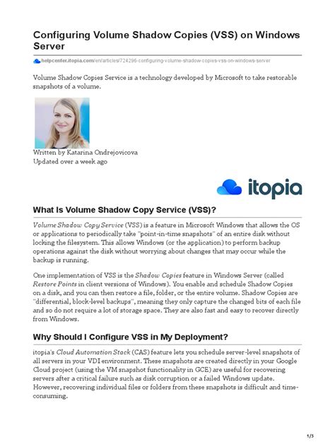 Image result for How Windows Backup of the VM Using VSS