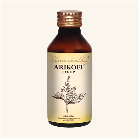 Arikoff Syrup | Solution for Cough, Cold and Sore Throat | Amarantha