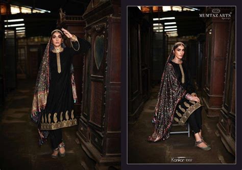 Mumtaz Arts Kanikar Velvet Vol 2 Nx Velvet Embroidery Salwar Suits Catalog