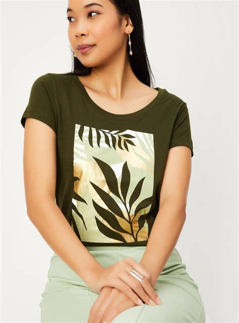 Buy Women Graphic Printed T-shirt Online at just Rs. 299.0 ...
