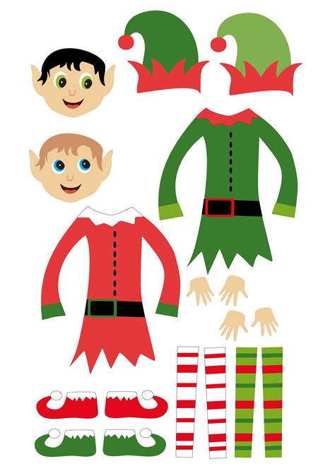 Christmas Elves Free Printable – DRKCrafts