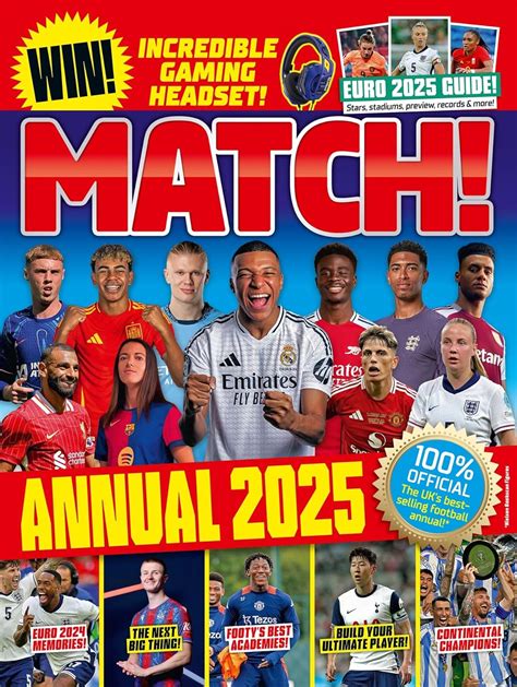 Match Annual 2025: The UK's Best-selling Football Annual! eBook : MATCH ...
