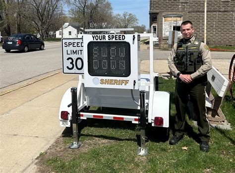 Marshall County Debuts New Speed Trailer - News - Sheriff - Marshall County, Iowa
