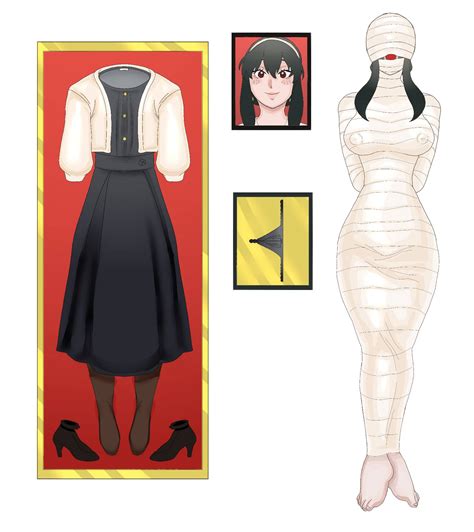 COMMISSION: BONDAGE MUMMIFIED YOR FORGER by b10nh on DeviantArt