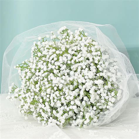 Babys Breath Artificial Flowers, White Baby Breath Flowers Artificial ...