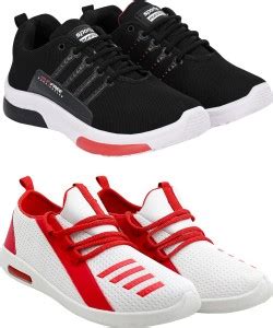 Aura Trendy Sport Shoes For Men Pack Of 2 Running Shoes For Men - Buy ...