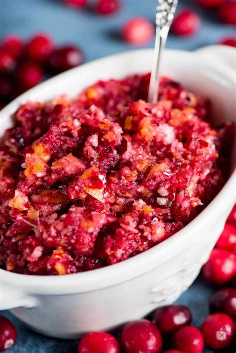 Easy Cranberry Relish Recipe | Tastes of Lizzy T