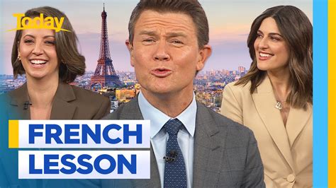 Alex and Sarah brush up on their French skills