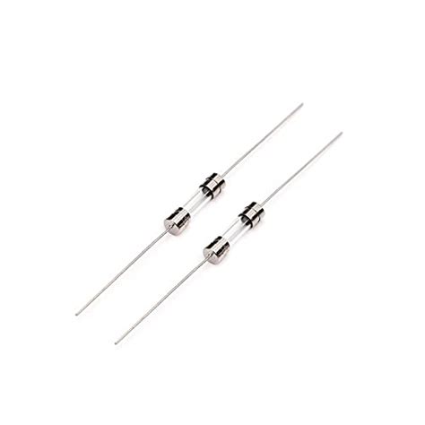 Axial Lead Glass Fuse – 250V 500mA – 3.5x10mm- pack of 2 : Amazon.in ...