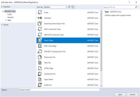 Image result for Razor Pages ASP.NET Core