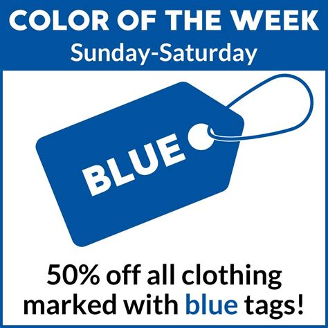 Goodwill Industries of Tulsa | COLOR OF THE WEEK: BLUE! Get 50% off all ...